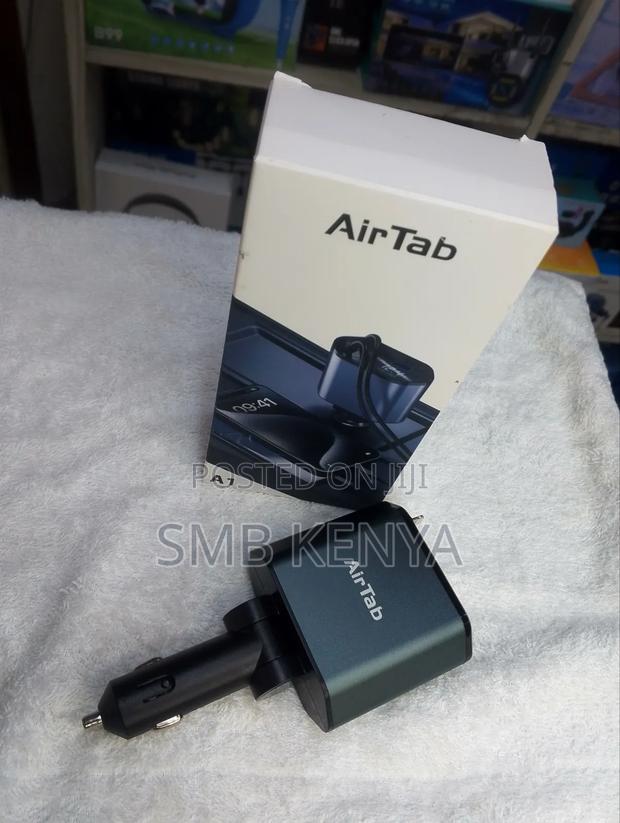 Airtab Car Charger With Type C and Lightning Cable 66w