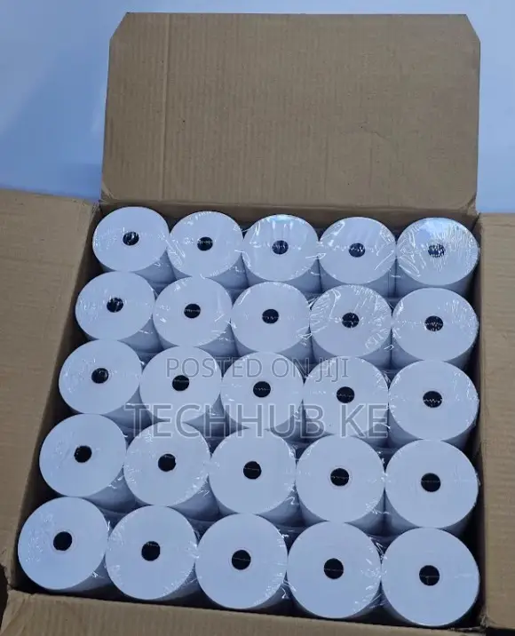 80 X 80 Pos Receipt Paper Rolls for Card Machines Cash Registers
