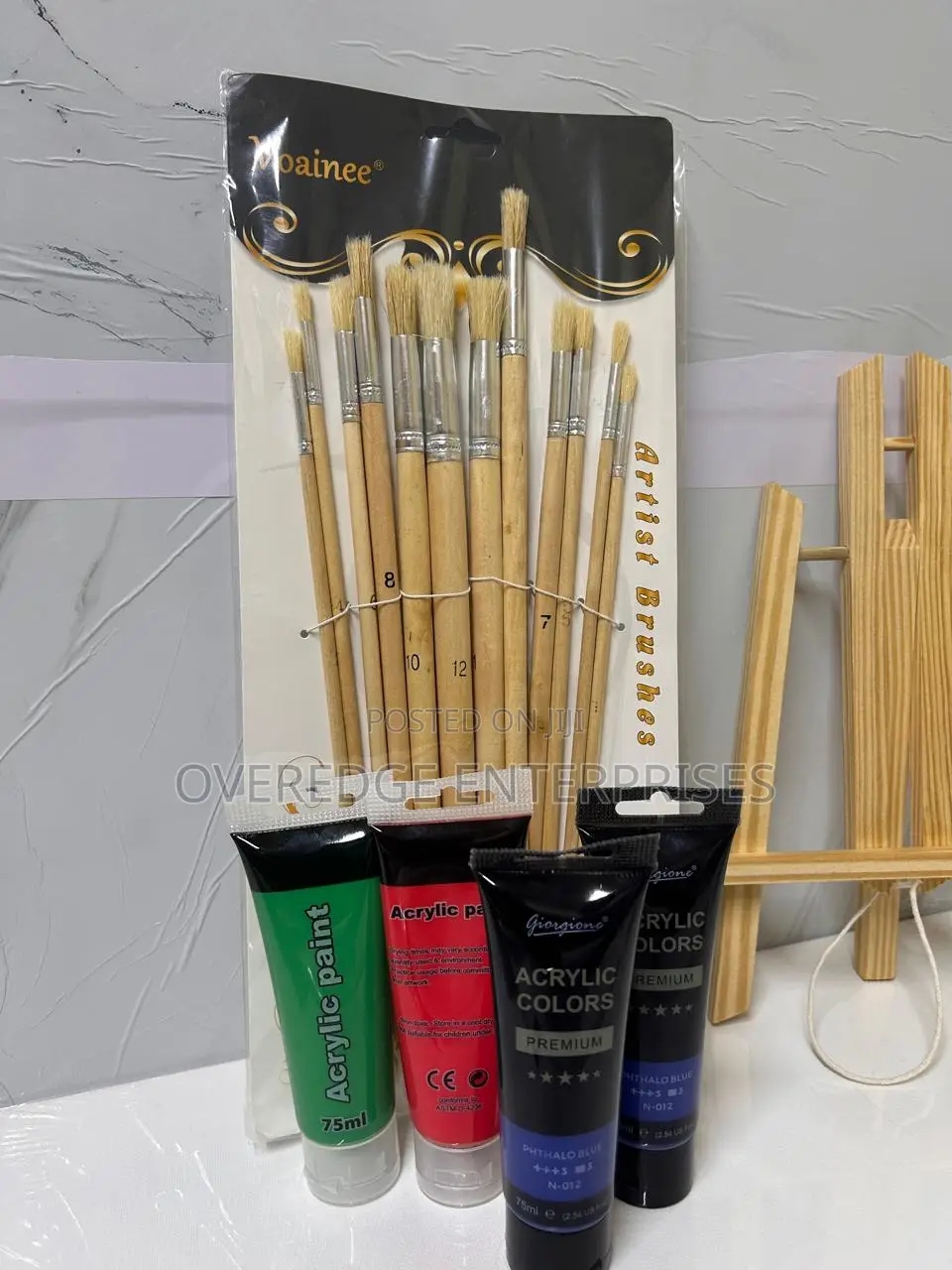 Art Paint and Brushes Available on Sale