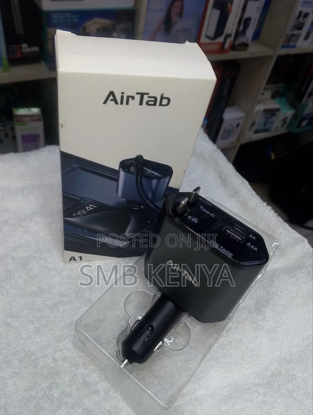 Retractable 4 in 1 Fast Car Charger