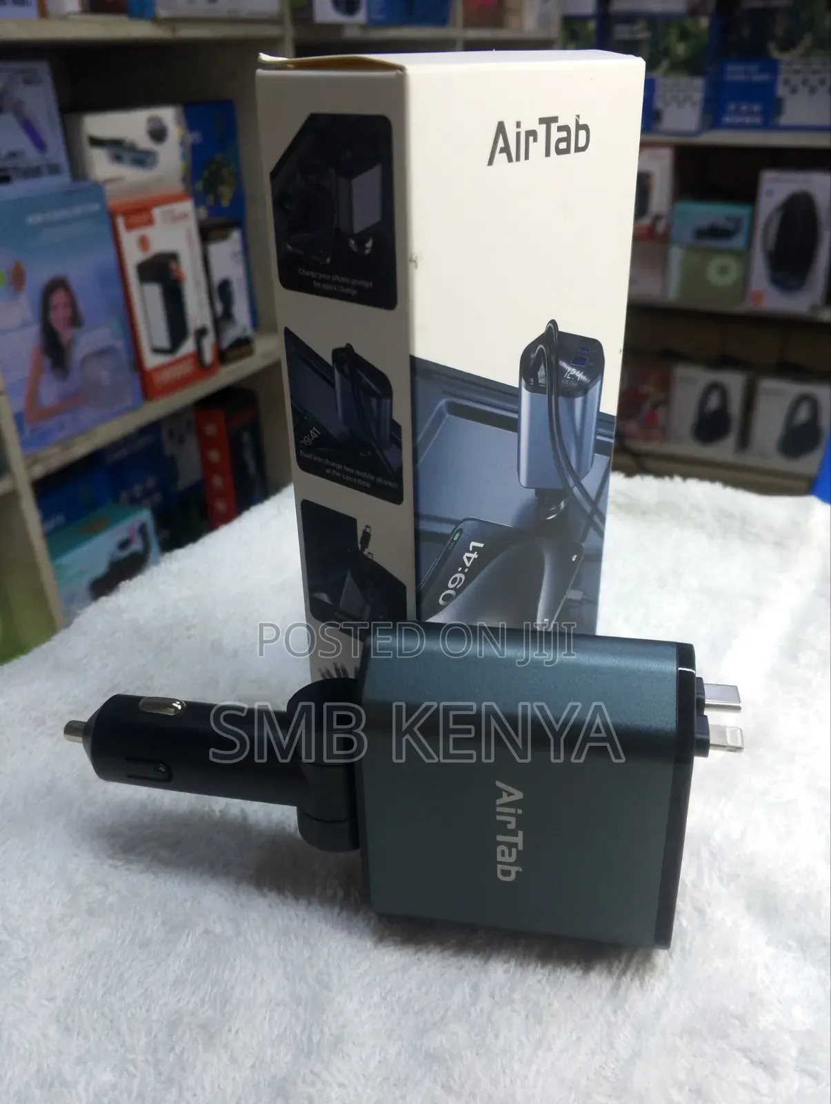 Car Charger 4 in 1 Fast Charging Phone Charger
