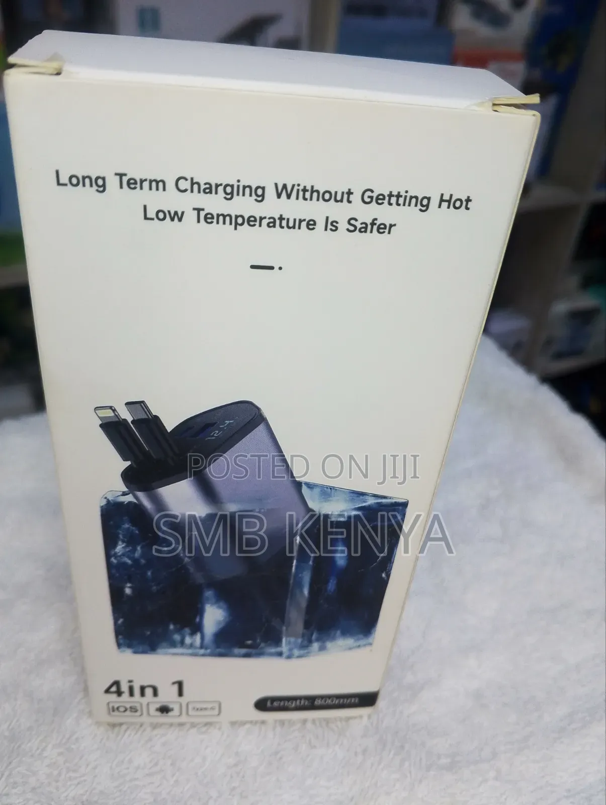 4 in 1 Retractable Car Charger 66w Car Charger Adapter