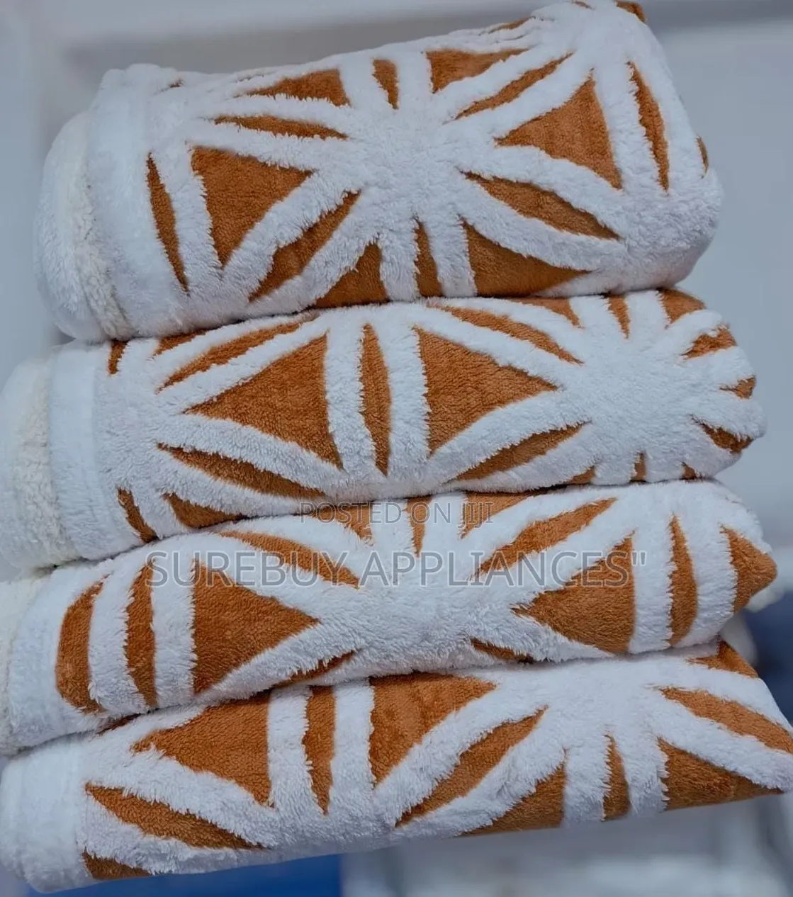 Luxury Fleece Woolen Throw Blanket 6x6 Feet