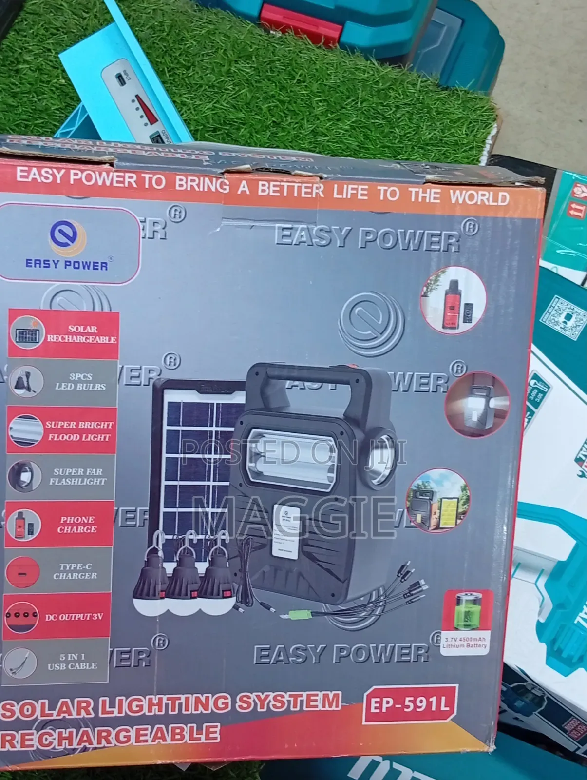 Rechargeable Solar Lighting System Rechargeable