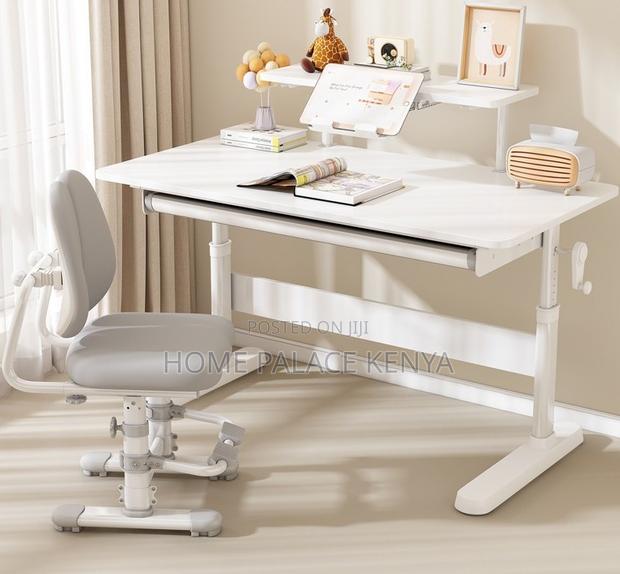 Workstation: Height Adjustable Home Table With Monitor Stand - thumbnail 3
