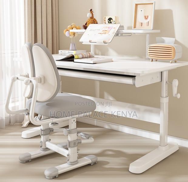 Workstation: Height Adjustable Home Table With Monitor Stand - thumbnail 4