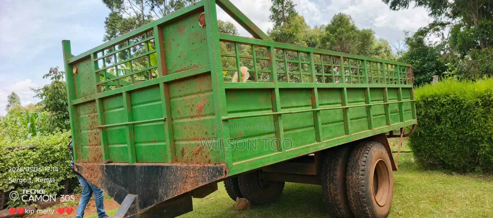 John Deere 8 Tonnes Trailer
