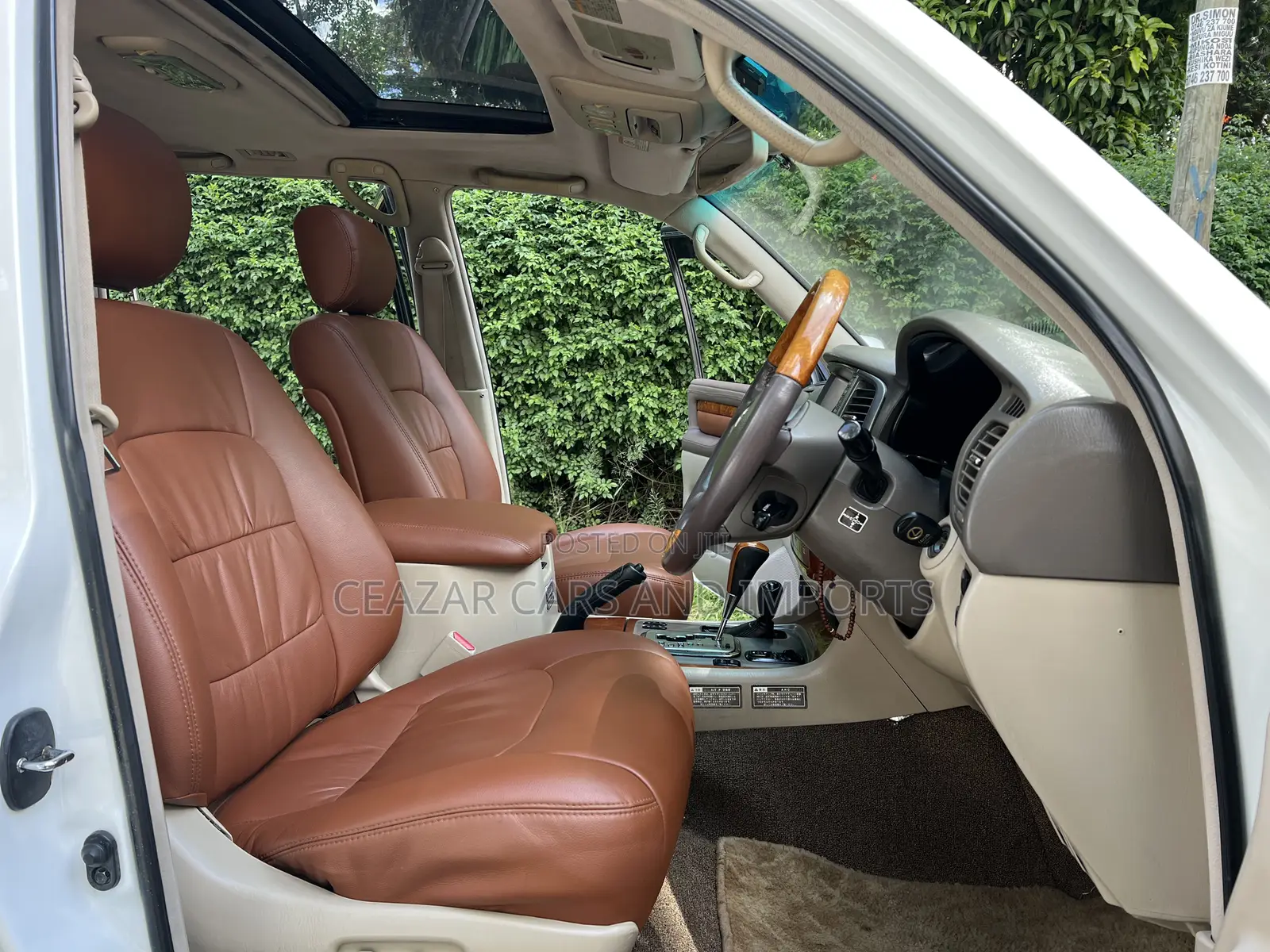 Toyota Land Cruiser Cygnus 4.7 2005 White