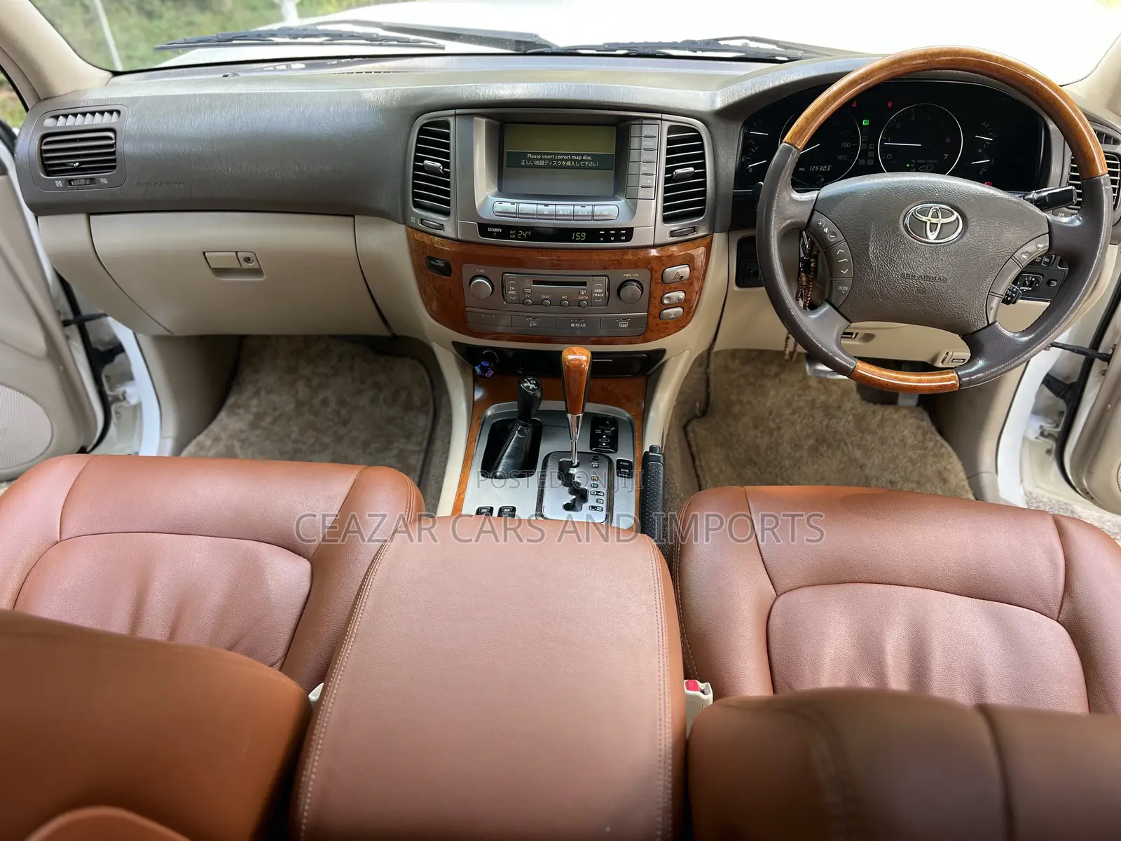 Toyota Land Cruiser Cygnus 4.7 2005 White