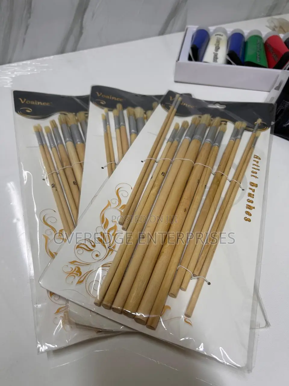 Fine Wooden Artistic Brushes
