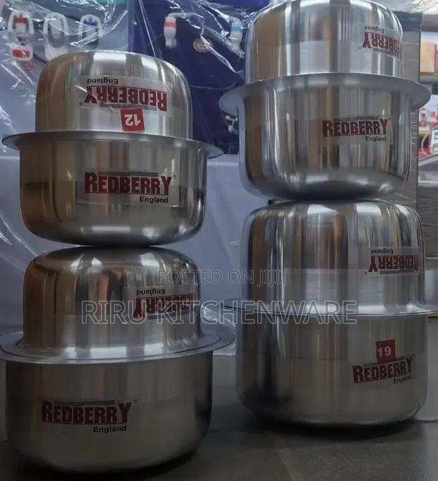 Redberry Brand Aluminium Cooking Pots