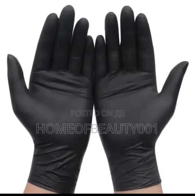 Food Grade Disposable Black Kitchen Gloves. - thumbnail 5