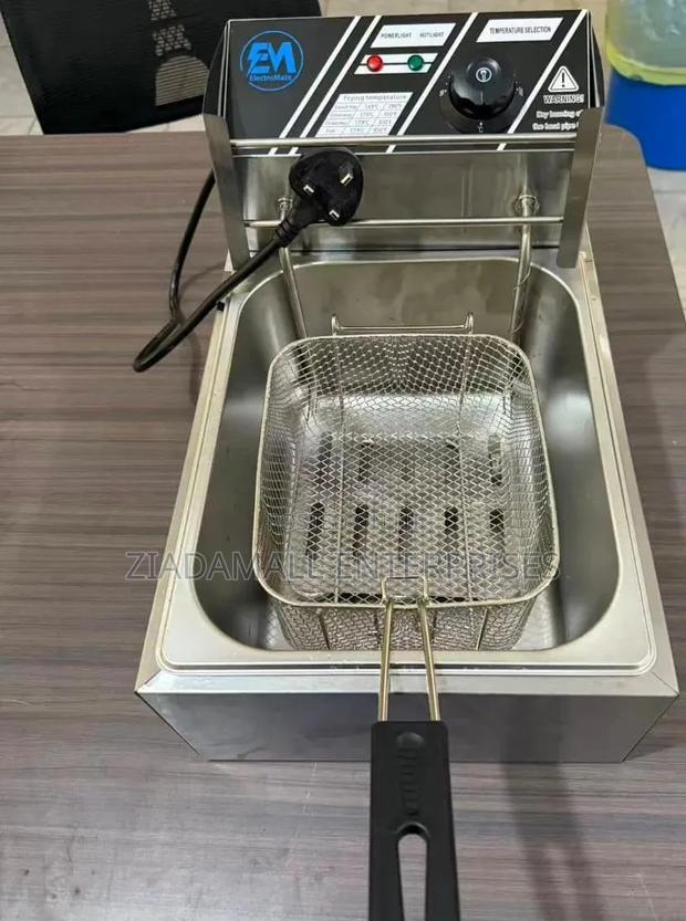 Deep Fryer 6 Litres, Stainless Steel Fryer