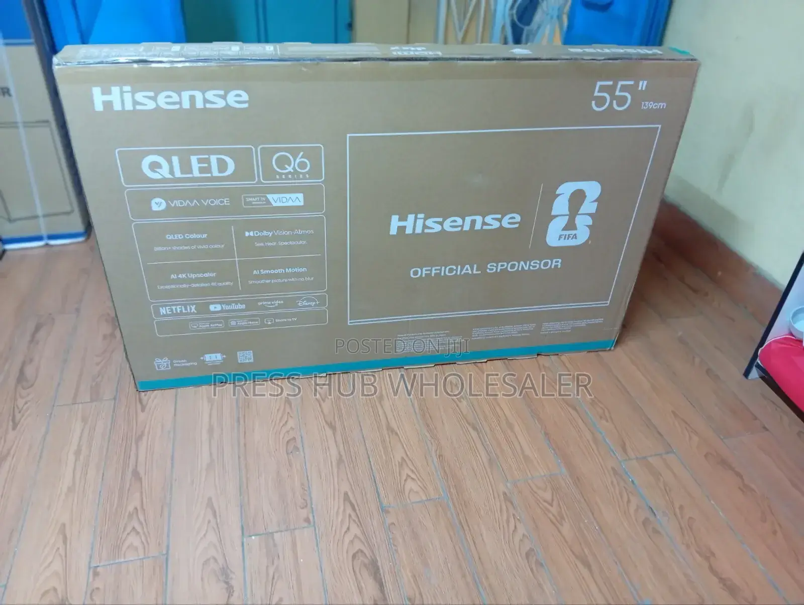 Hisense 55 Inch Qled Uhd Smart Tv - Brand New Boxed