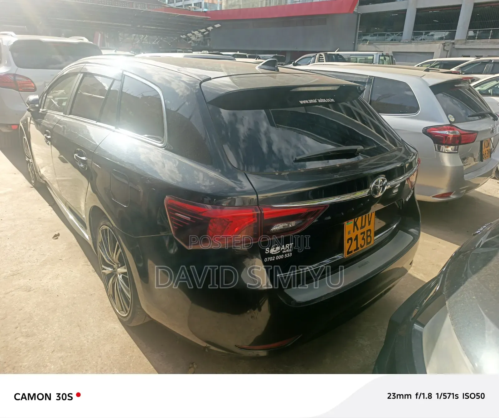 Toyota Avensis 2018 Black