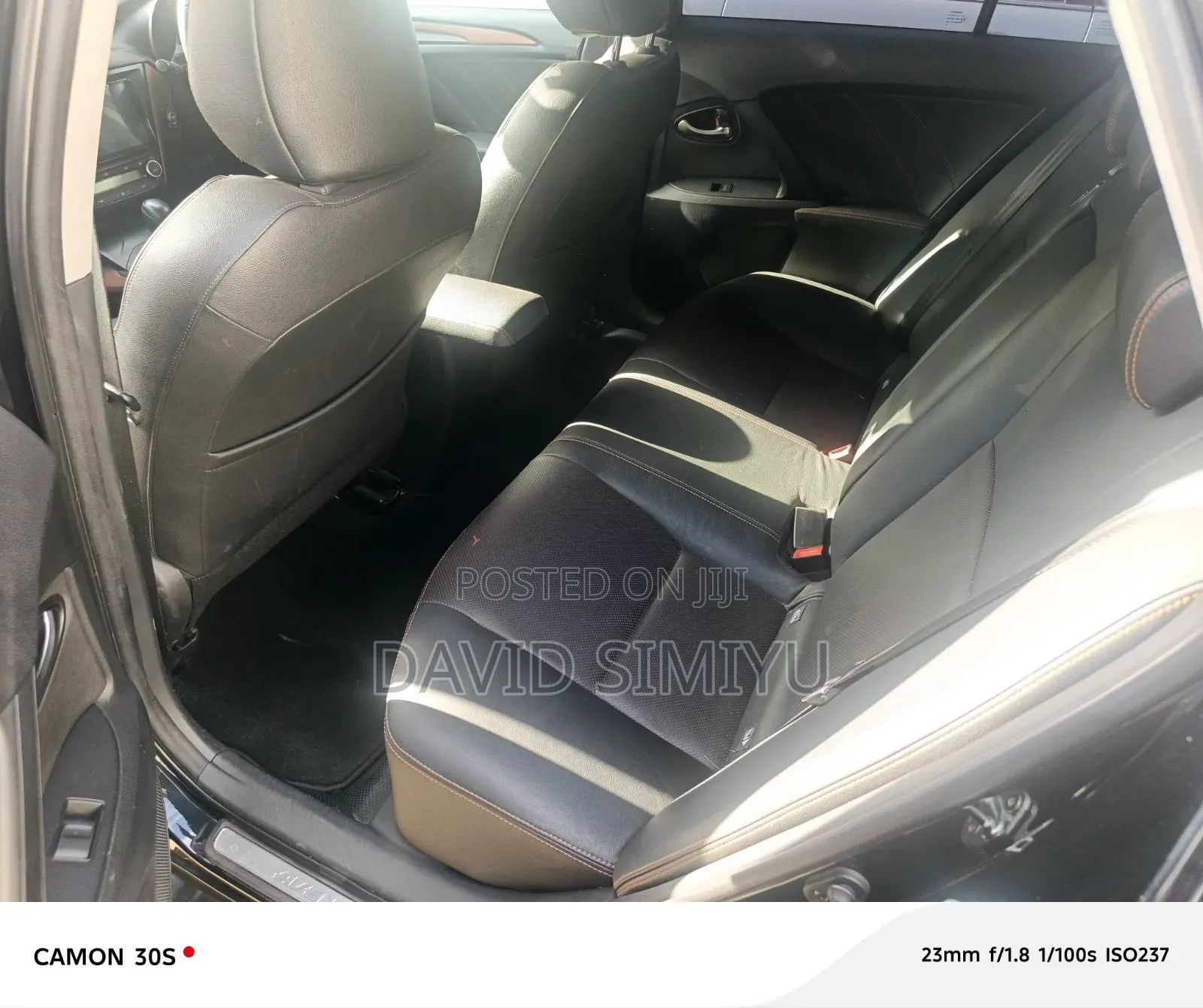 Toyota Avensis 2018 Black