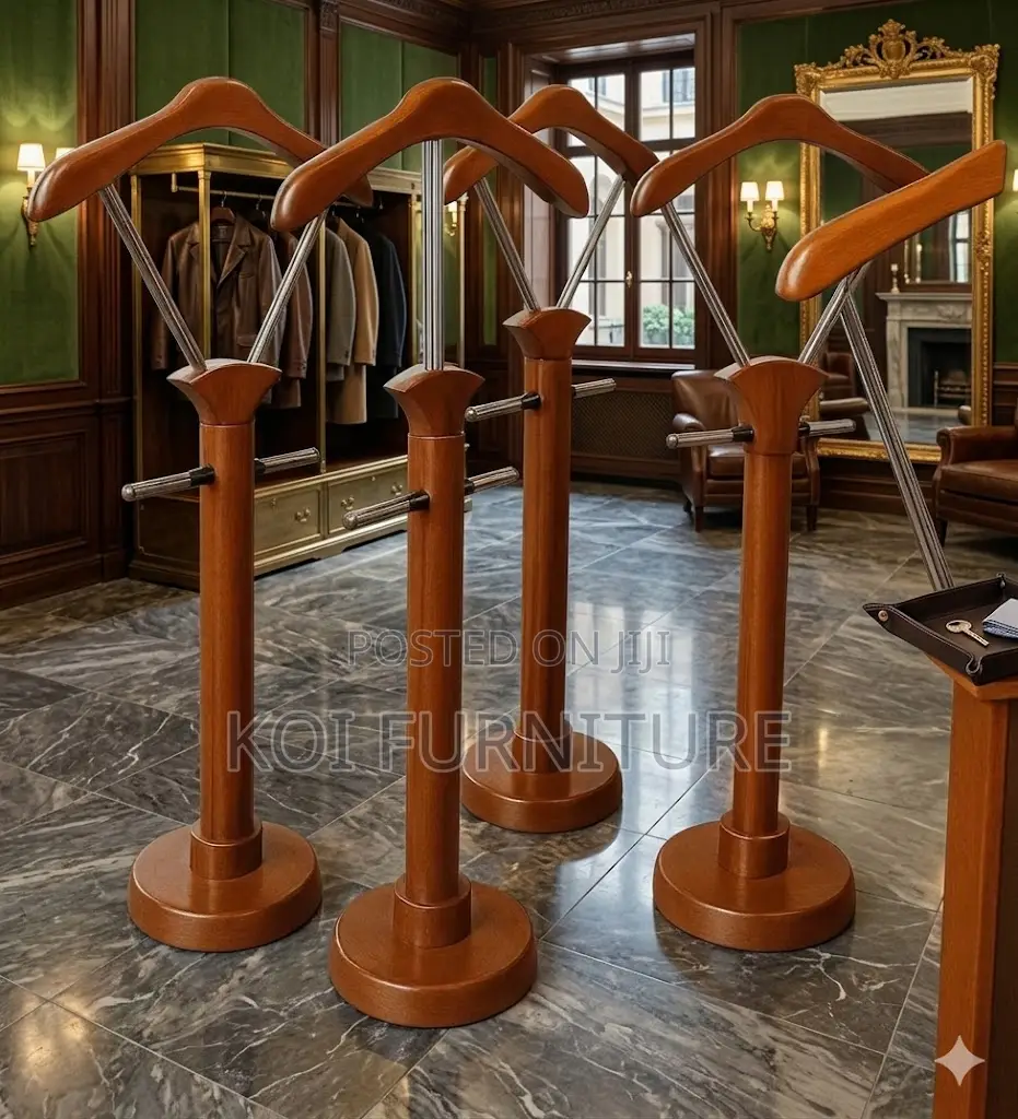 Dressers; Executive Mahogany Coat Hanger