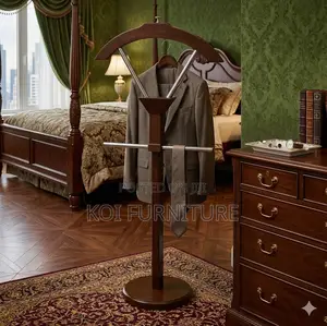 Dressers; Executive Mahogany Coat Hanger