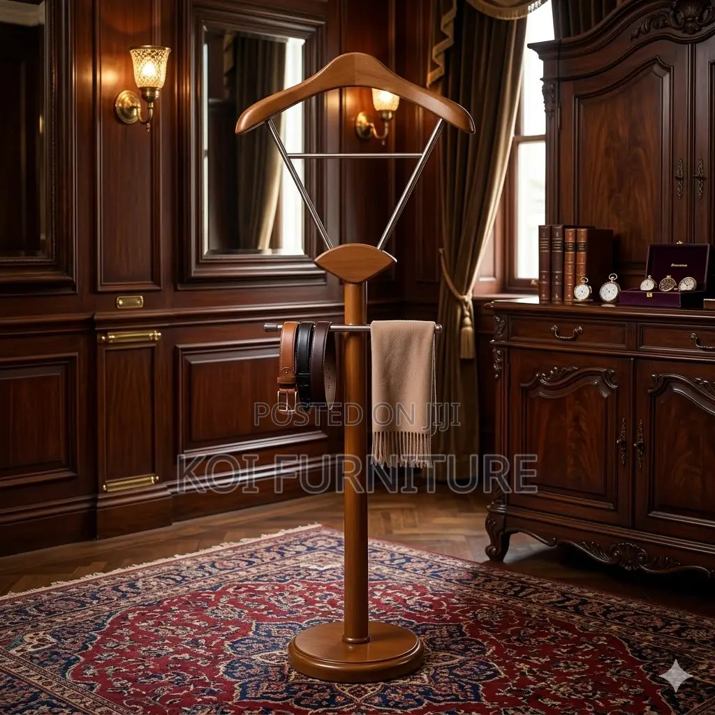 Dressers; Executive Mahogany Coat Hanger