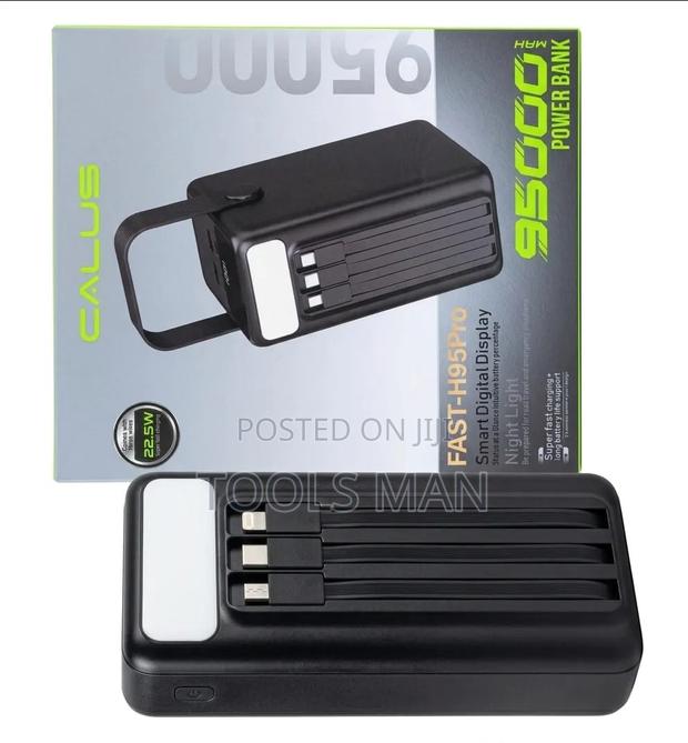 Calus Fast-H95pro 95000mah Fast Charging Power Bank With Led Light. - thumbnail 2