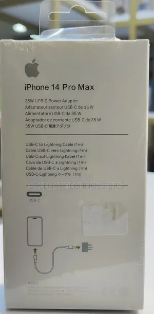 iPhone 14 Pro Max 35w Usb Power Adapter Usb-C to Lightning Cable