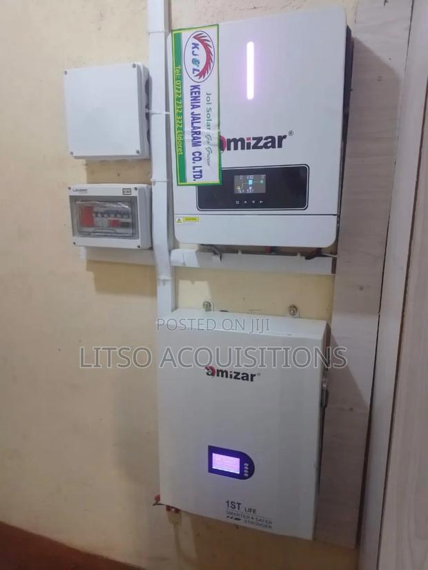Amizar 6.2kva Hybrid Inverter + 5kwh Lithium Battery Bundle