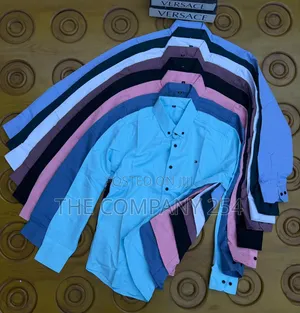 Quality Casual Cotton Long Sleeved Collar Men Shirts Available
