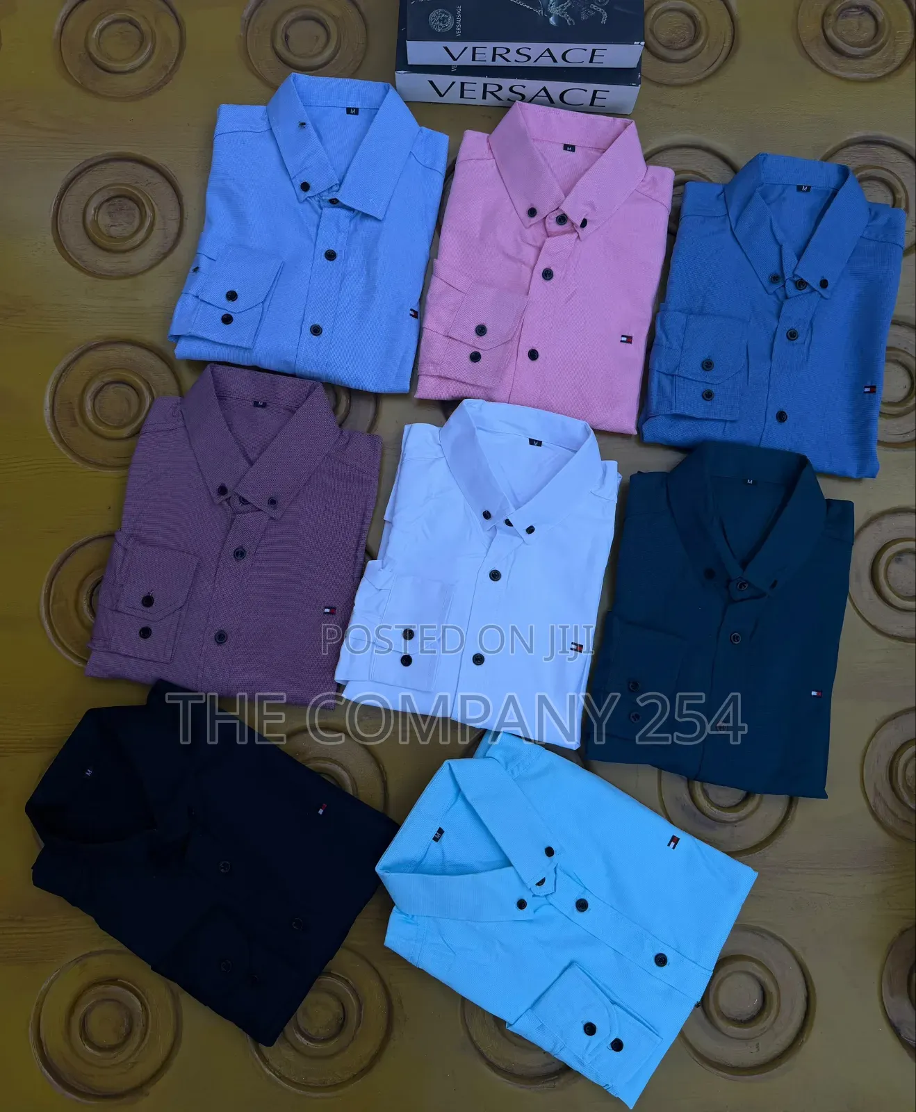 Quality Casual Cotton Long Sleeved Collar Men Shirts Available