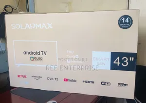43inch Smart Tv Qled Solarmax Tv
