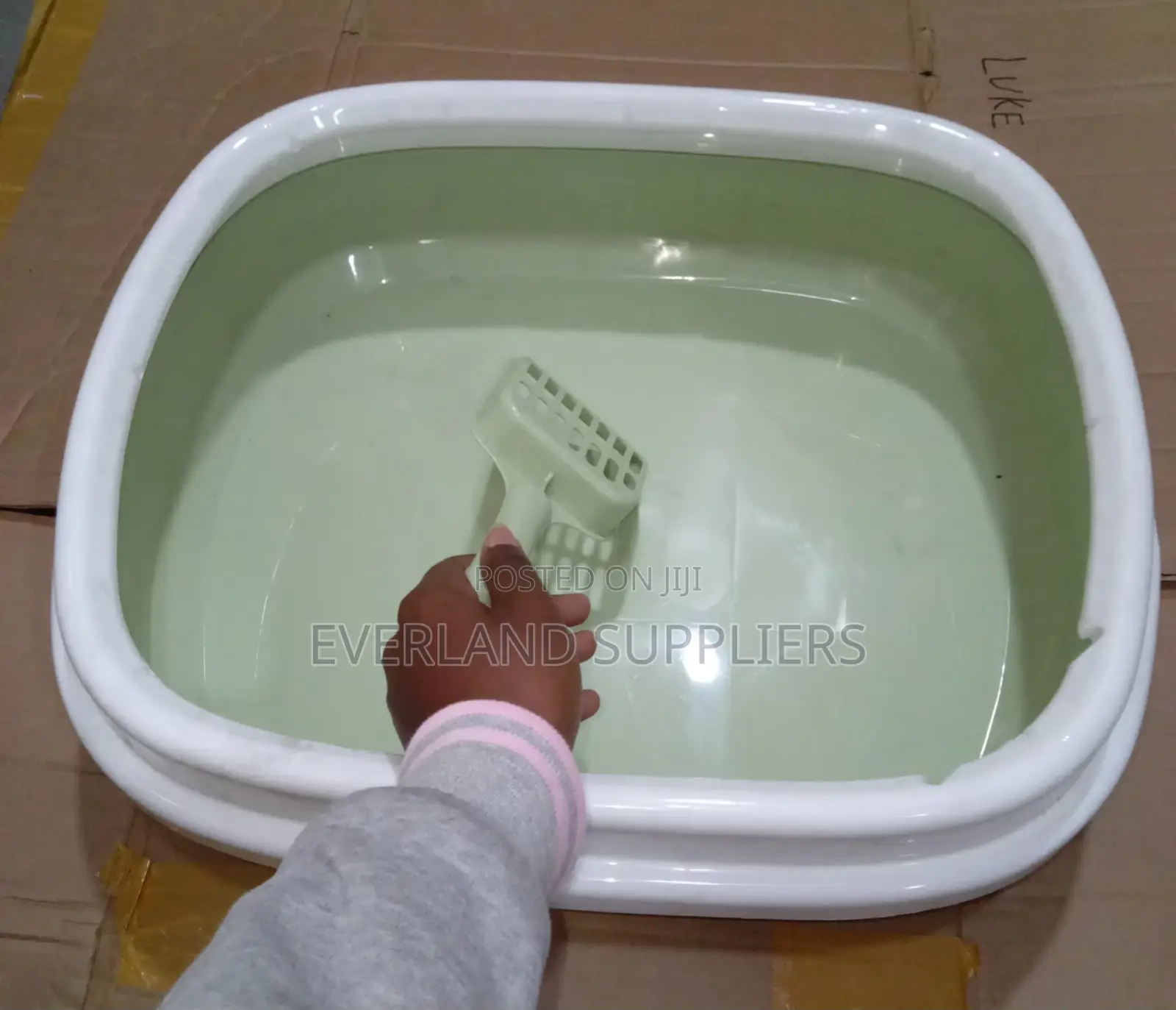 Cat Litter Box - Green