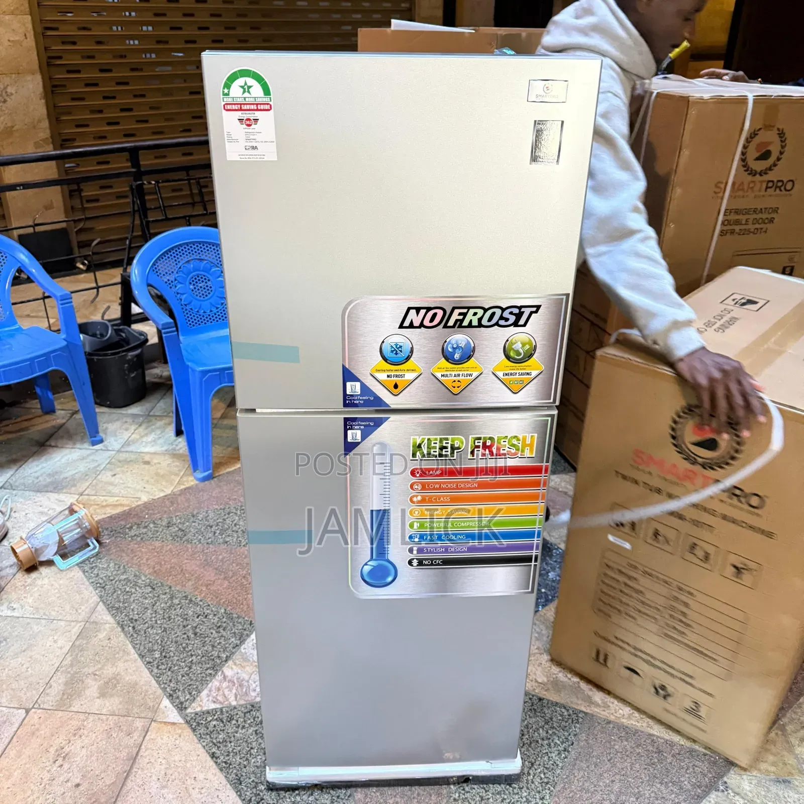Smartpro 215l No Frost Fridge - Ab