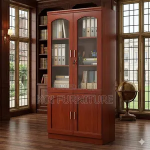 Office Cabinet; Mahogany Executive Cabinet With Two Doors