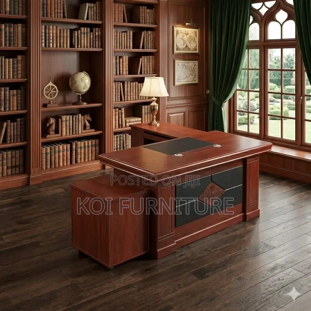 Office Desk; 1.8 Meters Executive Mahogany Senior Desk