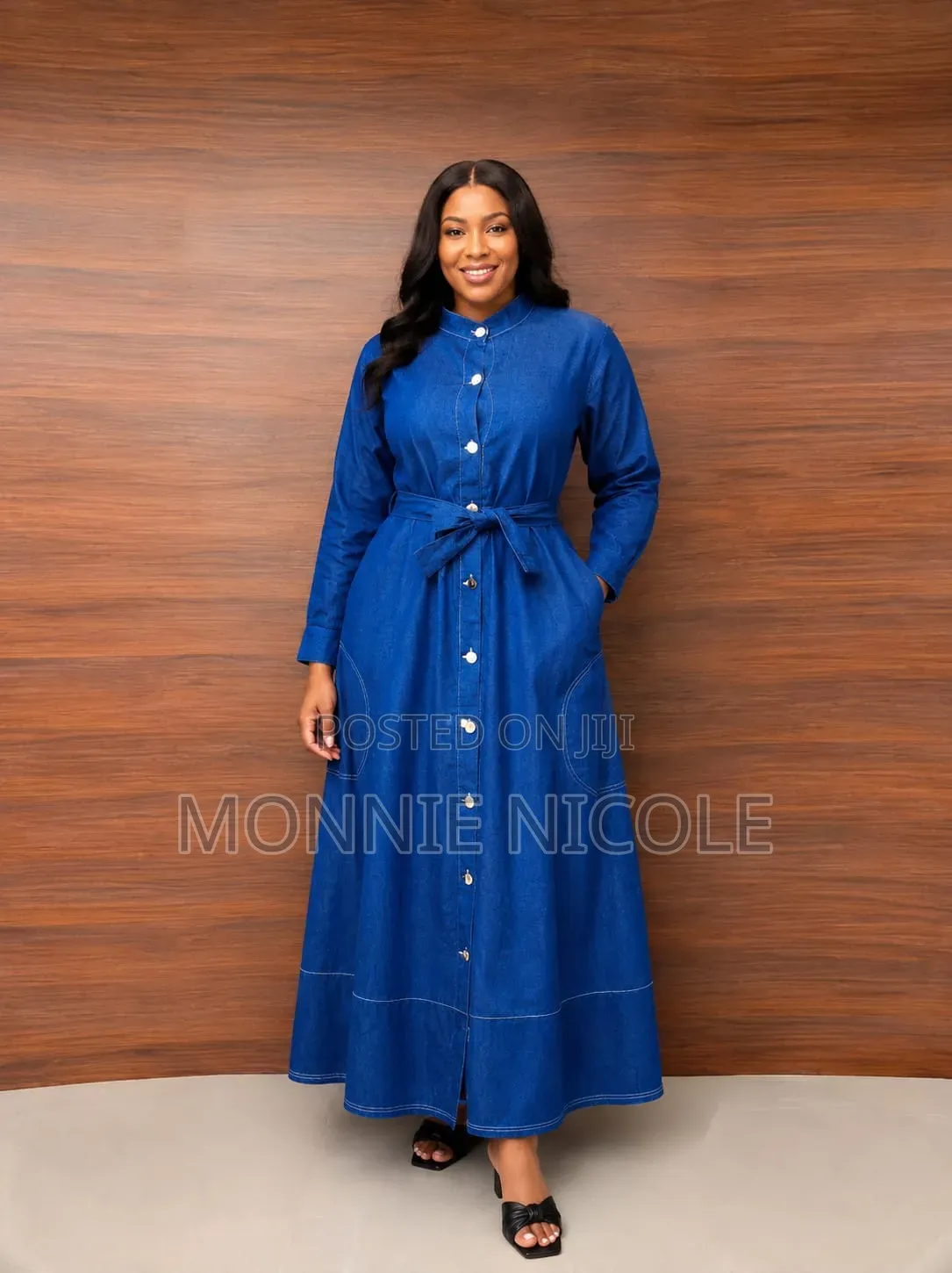 Mylie Maxi Denim Dress