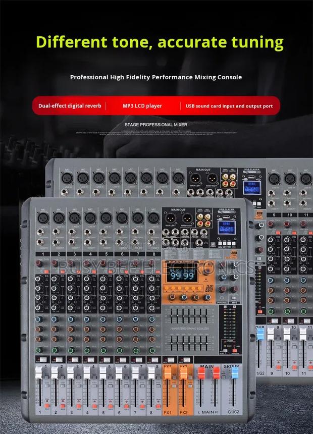 Pro-860 Usb Console Mixing 650w Power Audio Mixer - thumbnail 5