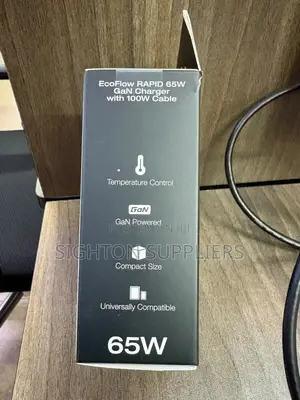 Ecoflow Rapid 65w Gan Charger With 100w Cable