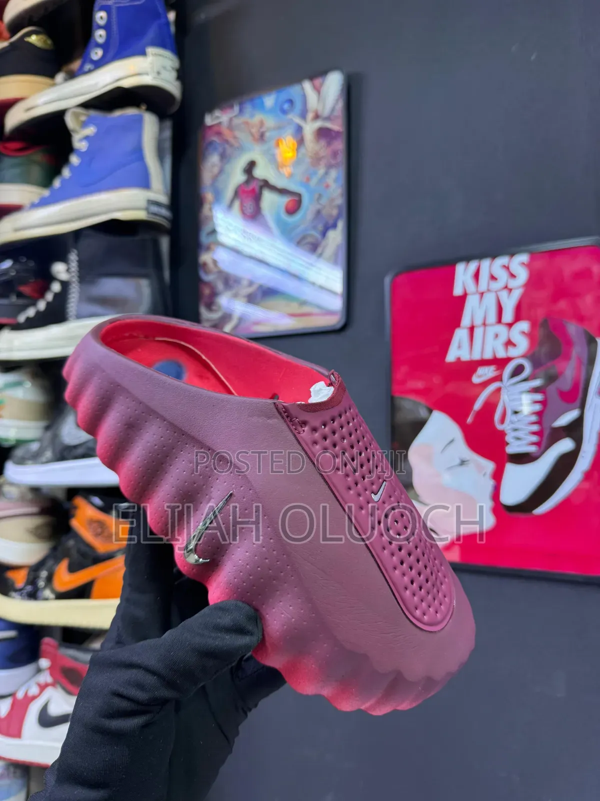 Nike Air Jordan Hex Mule in the Dark Team Red.Sizes:40 41 42 43 44 45_