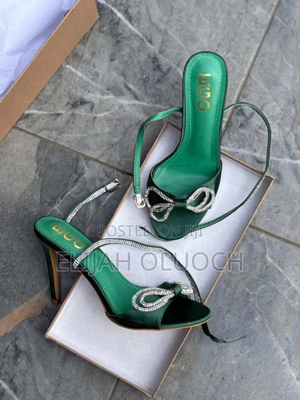 Red,Green and Purple High Quality(Ego) Open Heels