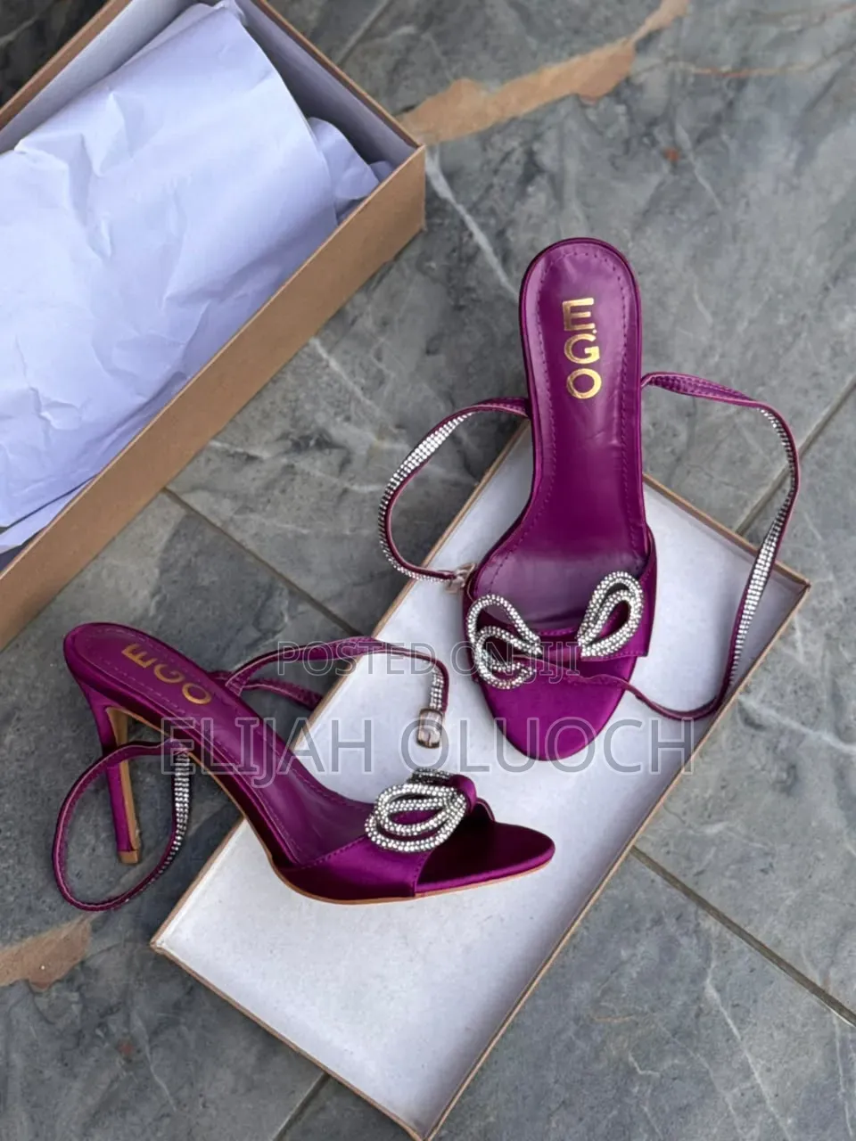 Red,Green and Purple High Quality(Ego) Open Heels