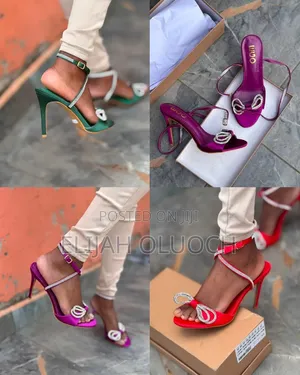 Red,Green and Purple High Quality(Ego) Open Heels