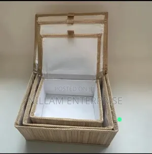 3in1 Organising Wicker Baskets With Cover*