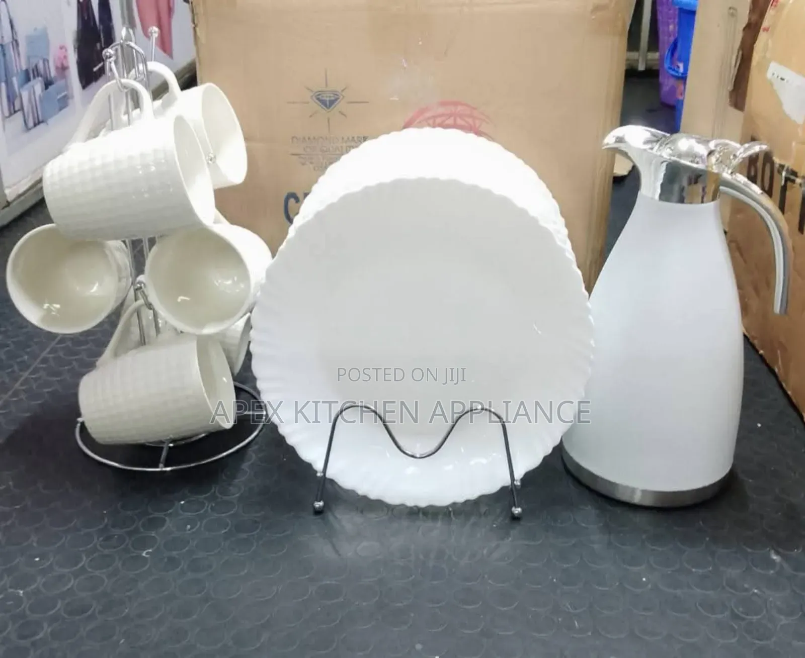 White Ceramic Dinner Set