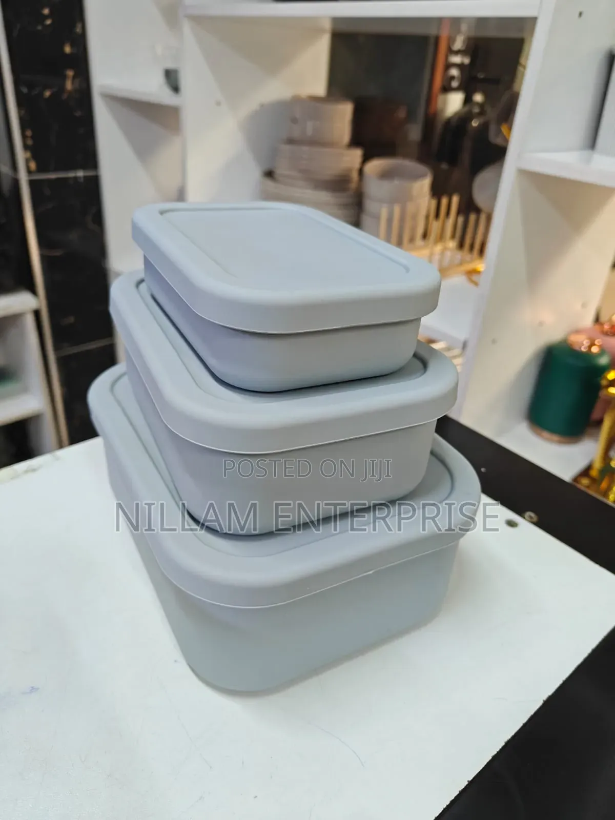 Leak Proof Food Grade Silicone Lunch Box Set*
