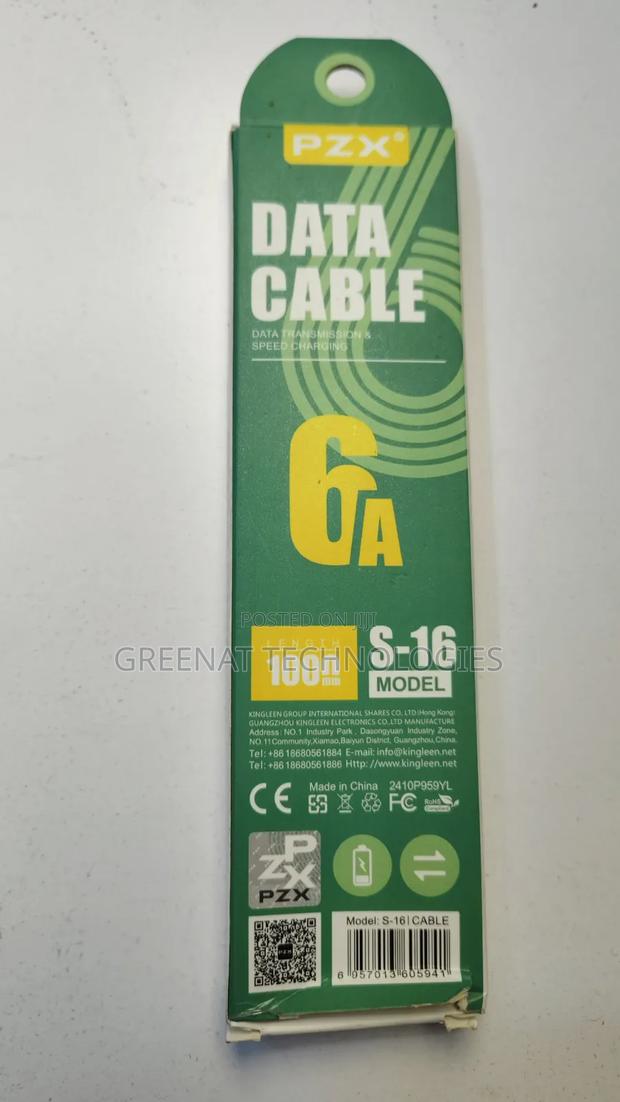 PZX S-16 High Speed Data and Fast Charging Cable 1m - thumbnail 2