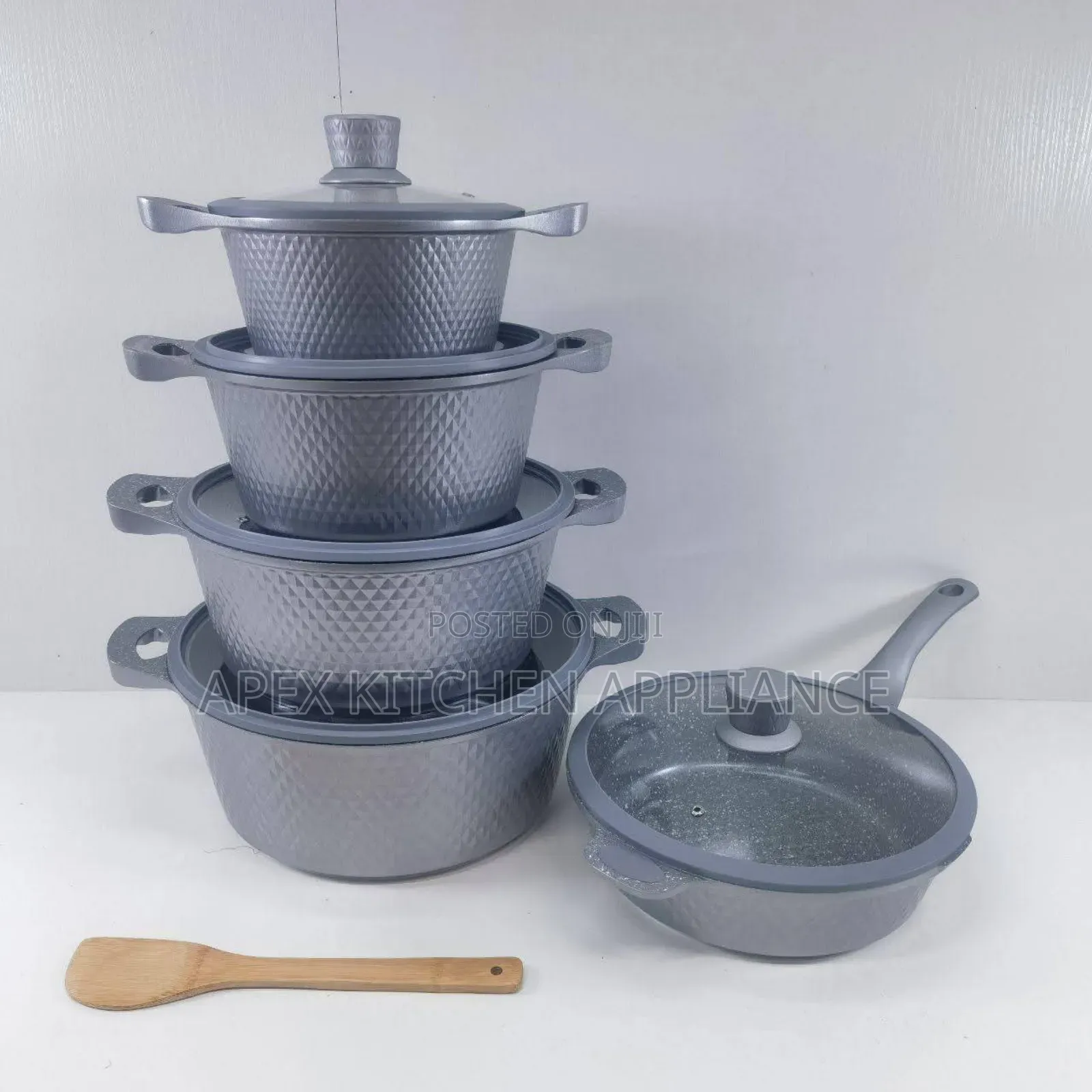 Grey Granite Cookware Set