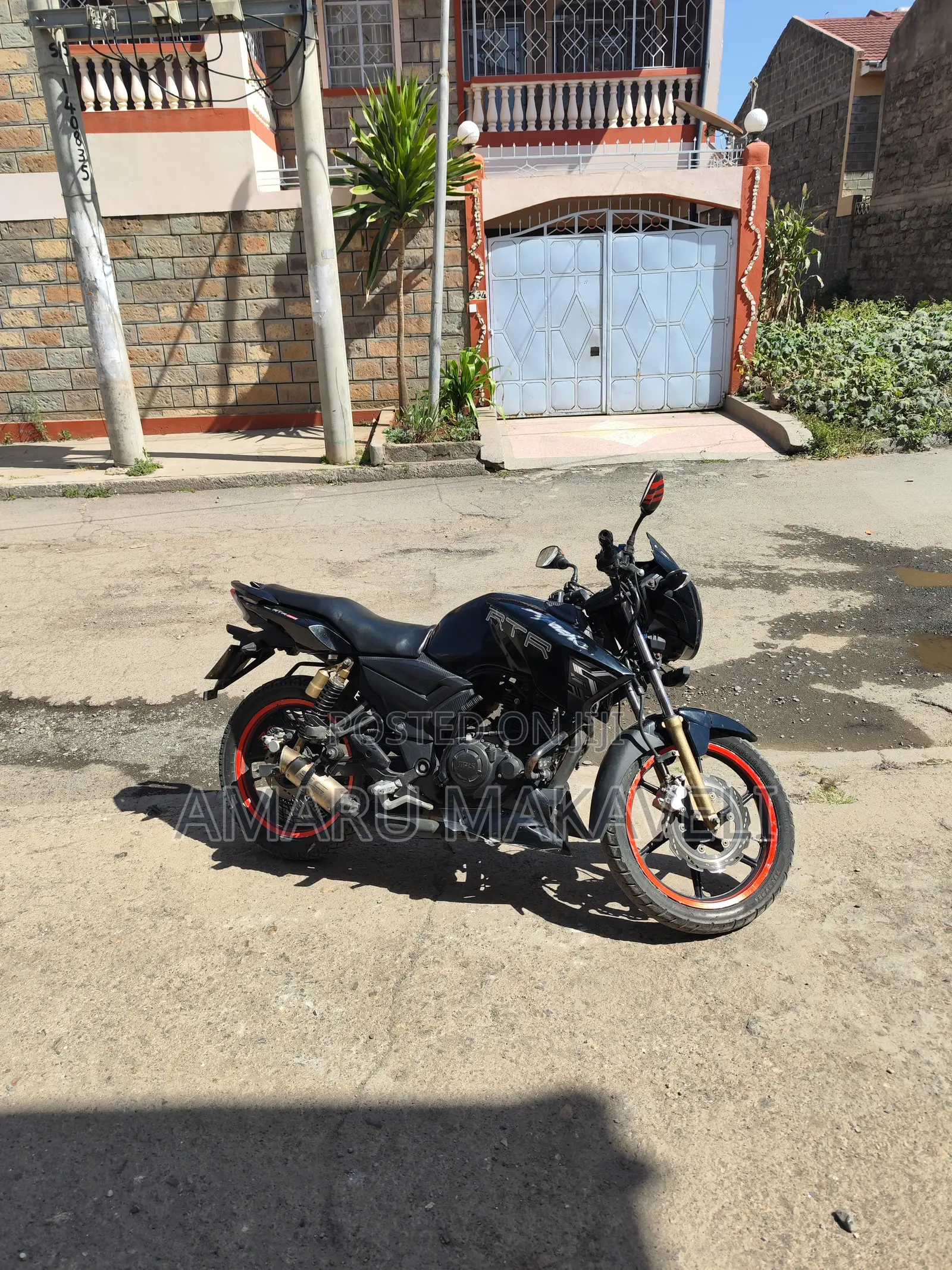 TVS Apache 180 RTR 2018 Black