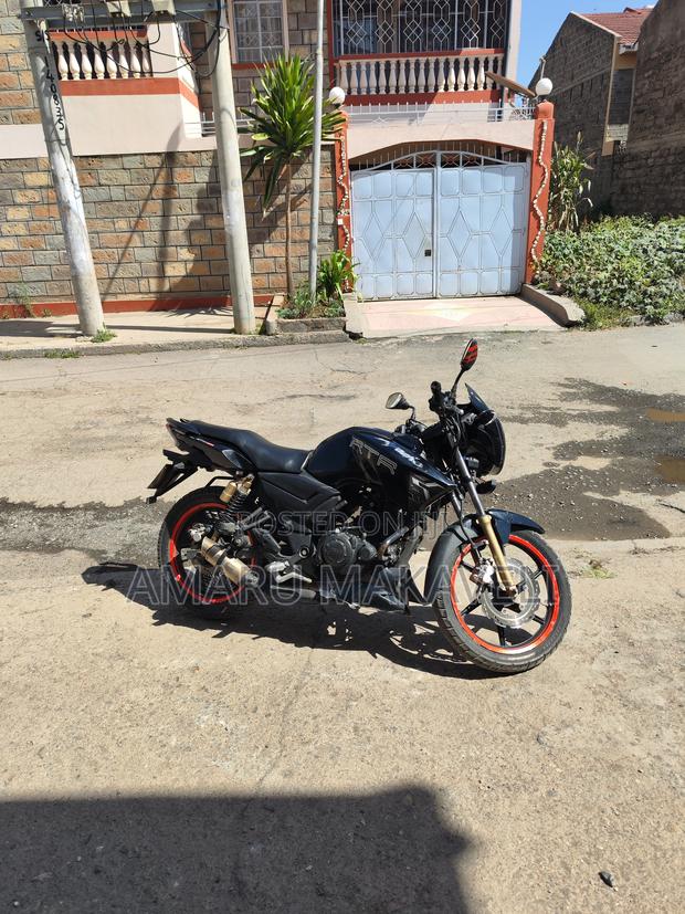 TVS Apache 180 RTR 2018 Black - thumbnail 4