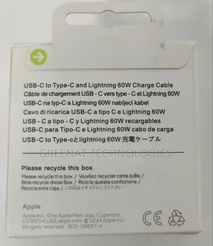 Apple 60w Multi-Connector Type-C and Lightning