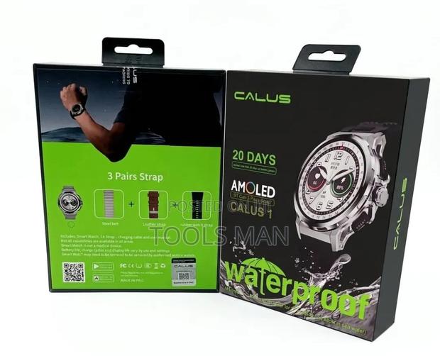 Calus 1 Amoled Smartwatch With 3 Straps - Bluetooth Calling. - thumbnail 2