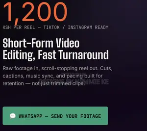 Short-Form Video Editing for Tiktok & Instagram, Fast Turnaround